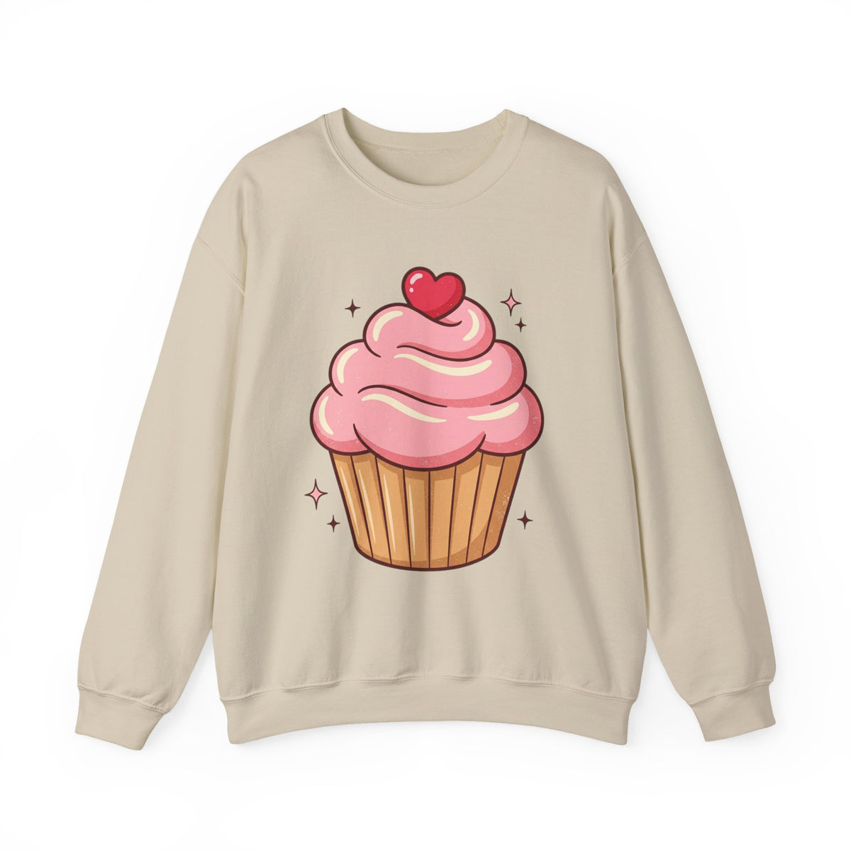 Pink Cupcake Unisex Heavy Blend™ Crewneck Sweatshirt