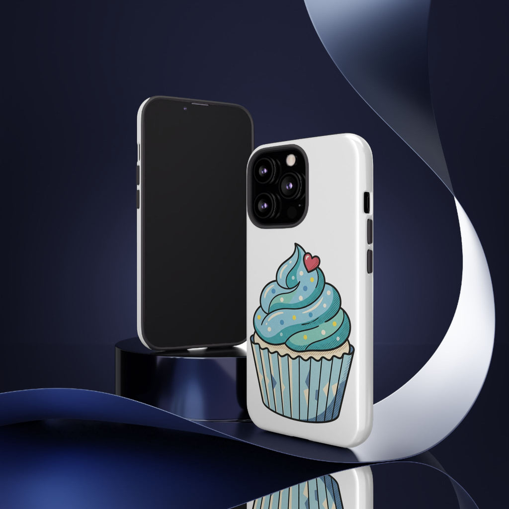 Blue Cupcake Tough Phone Cases