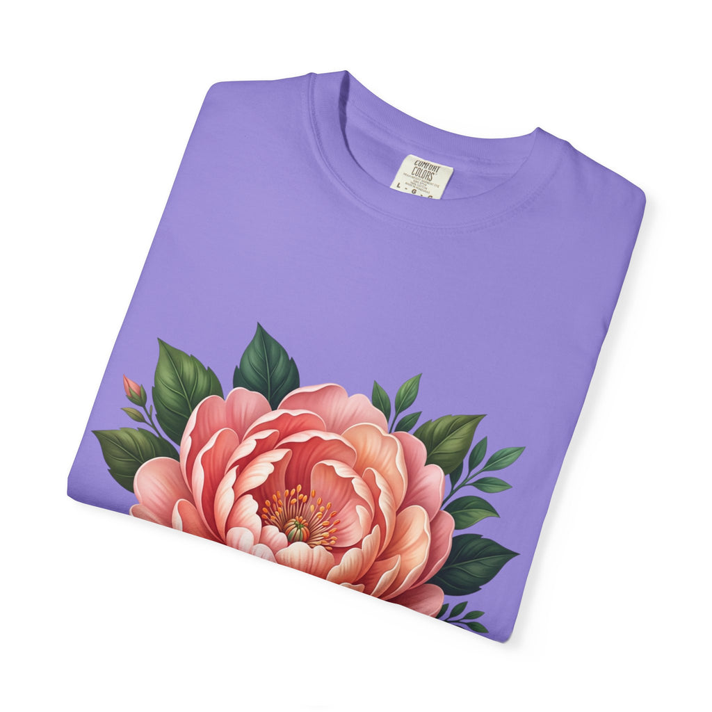 Peony Bloom T-Shirt — Vintage Floral Graphic Tee