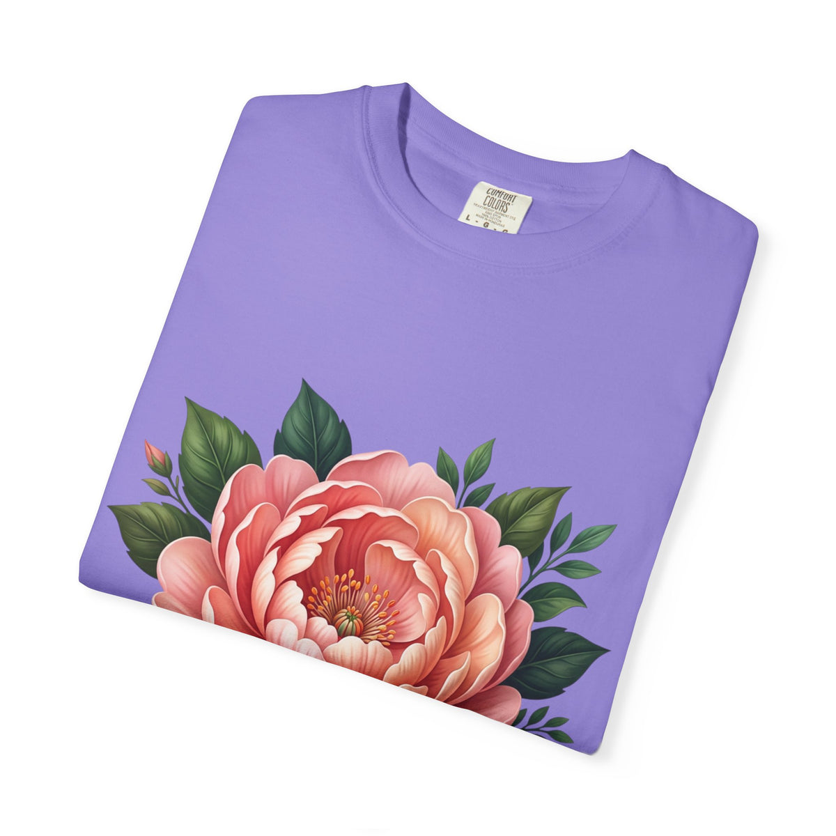 Peony Bloom T-Shirt — Vintage Floral Graphic Tee