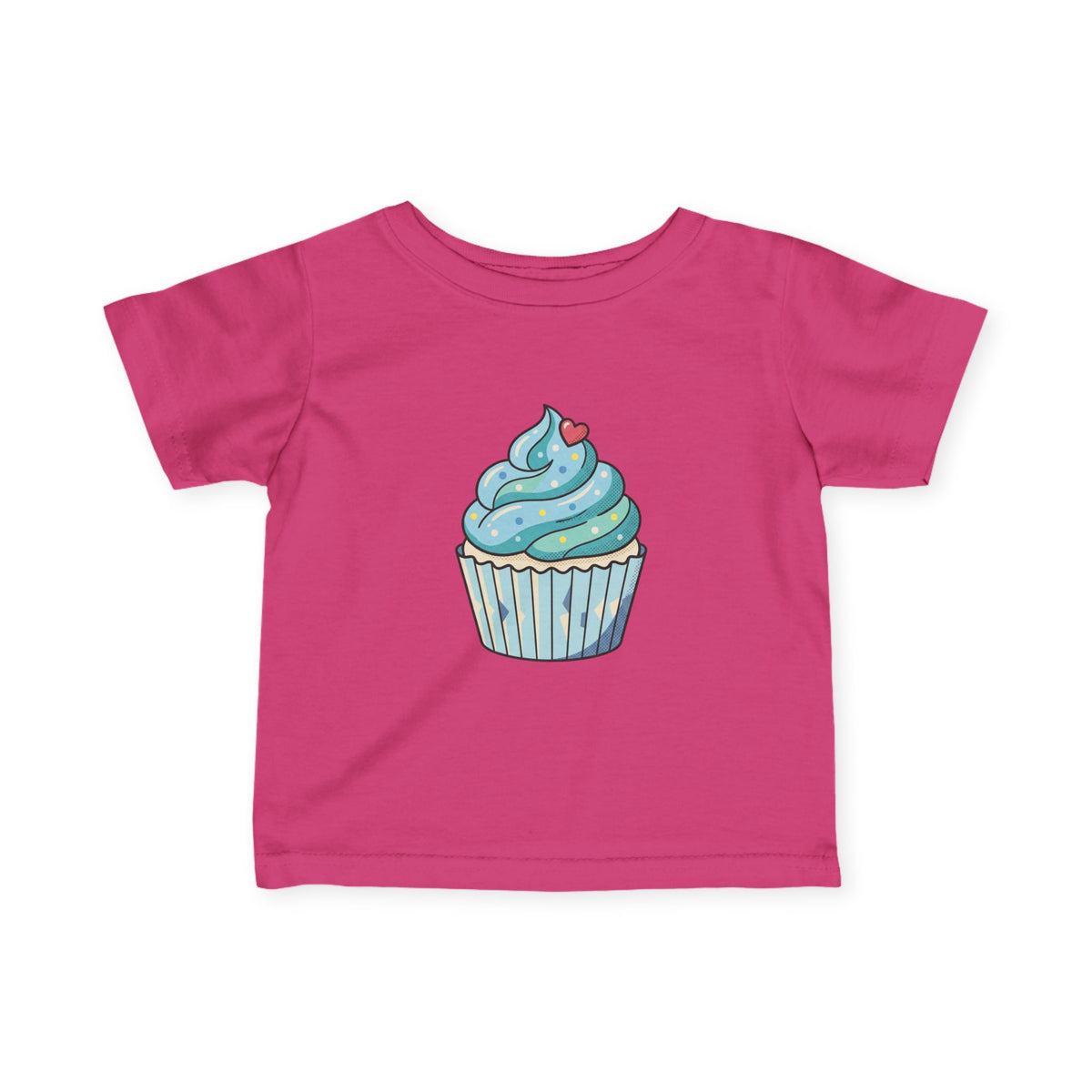 Blue Cupcake Infant Fine Jersey Tee