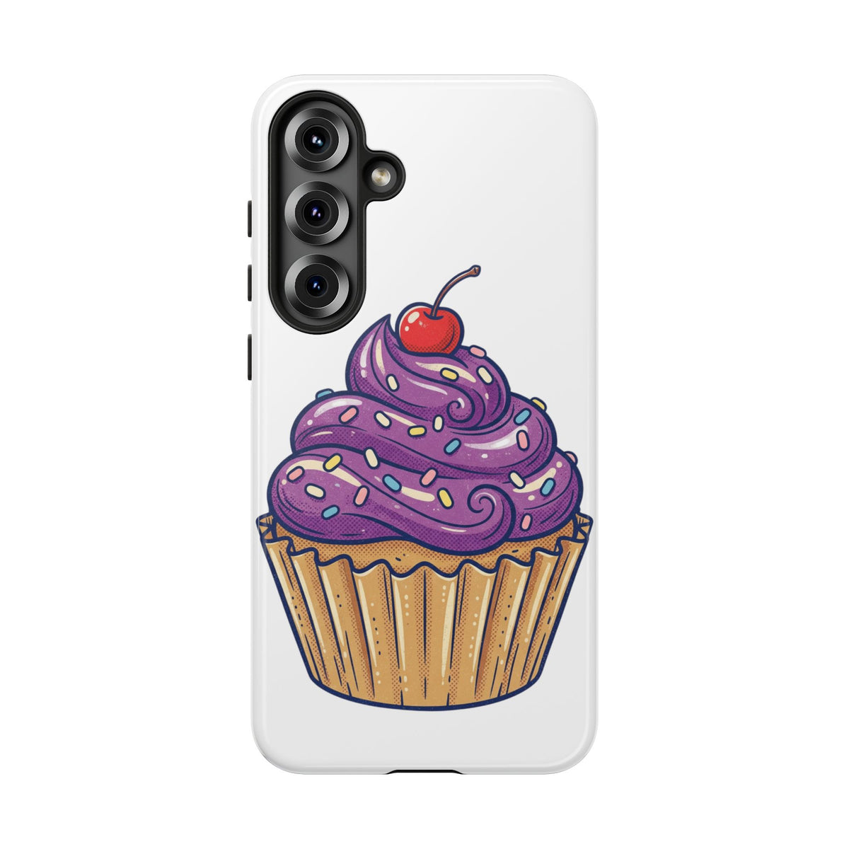 Purple Cupcake Tough Phone Cases