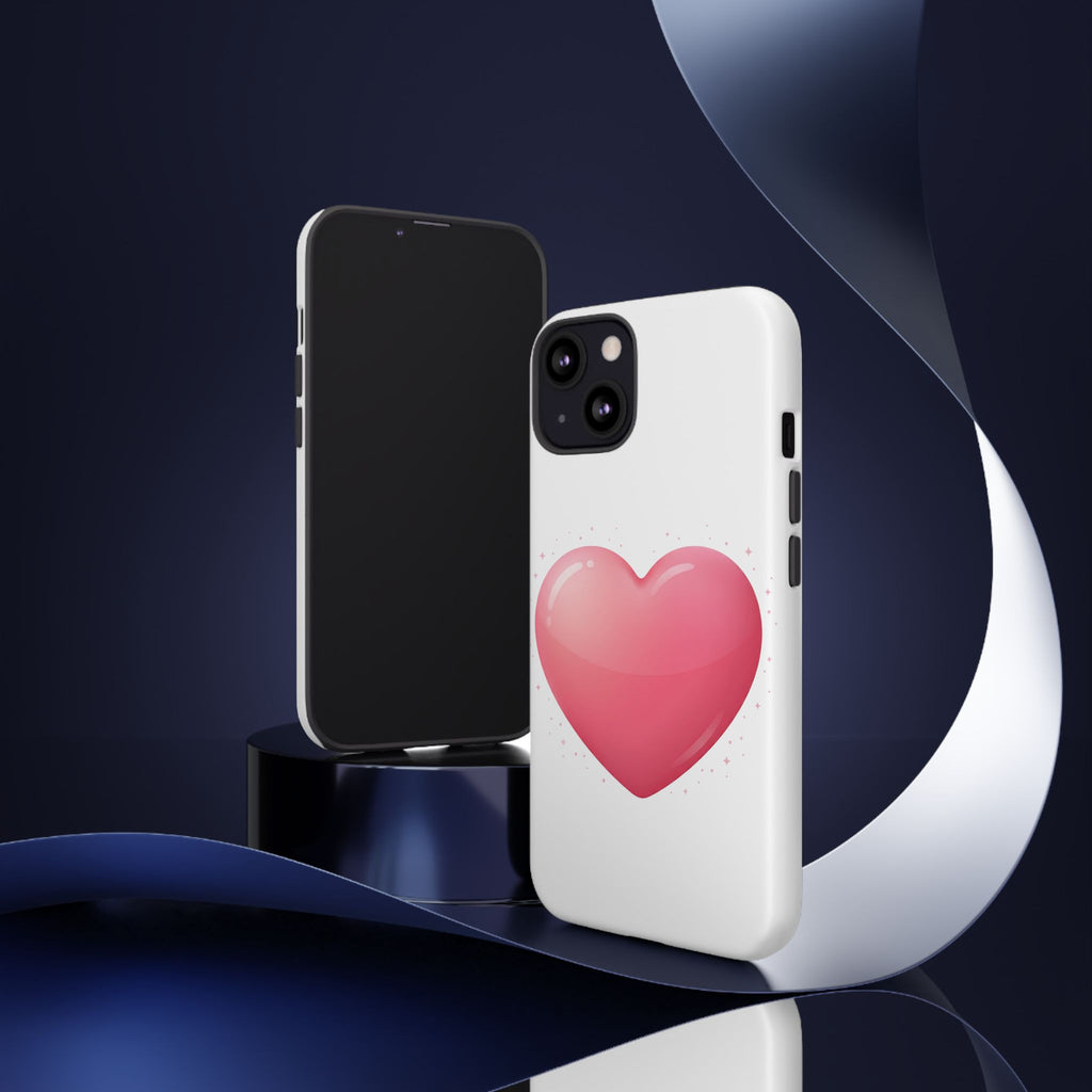 Heart Emoji Tough Case — Cute Pink Heart Phone Case for iPhone & Android