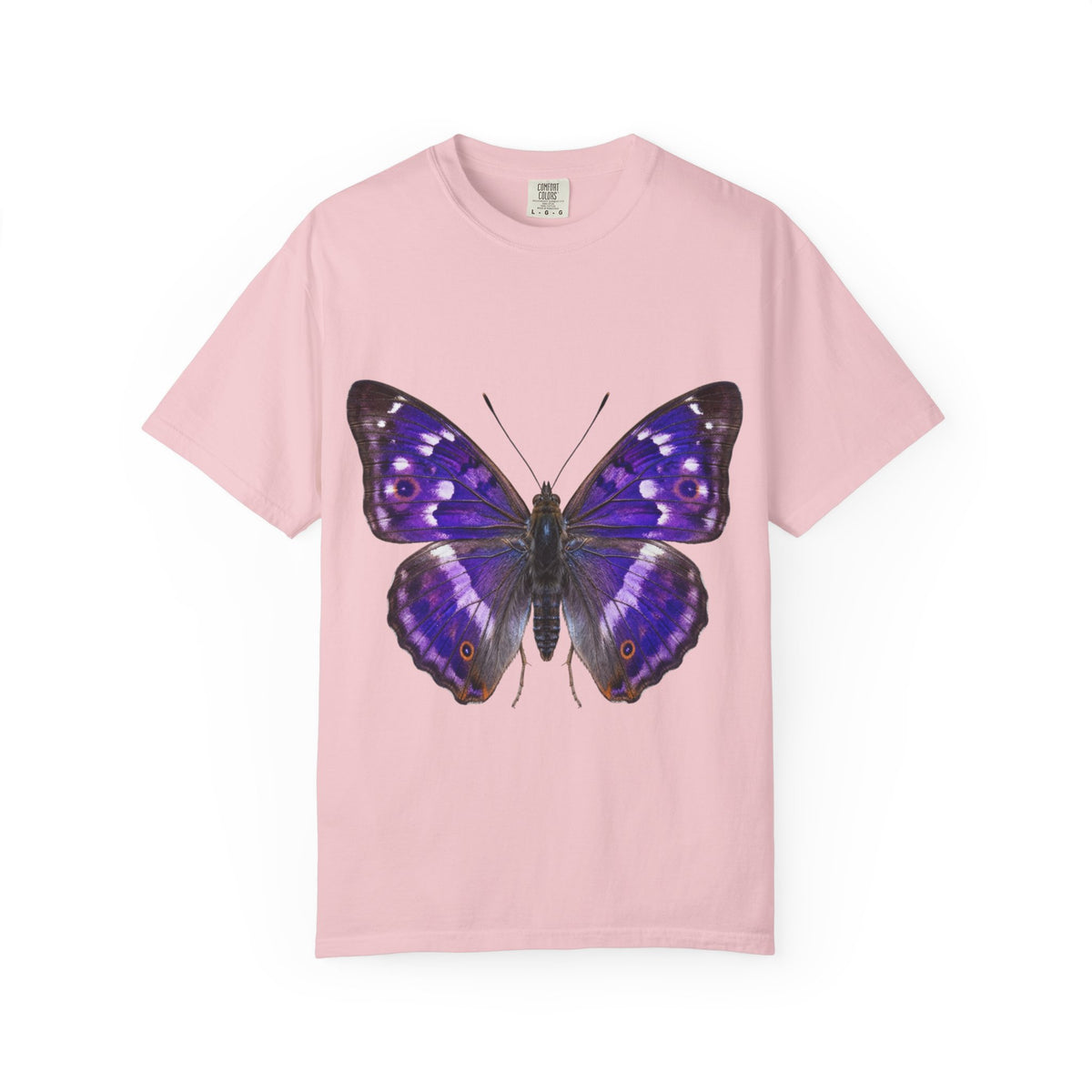 Purple Butterfly T-Shirt — Vibrant Vintage Moth Graphic Tee
