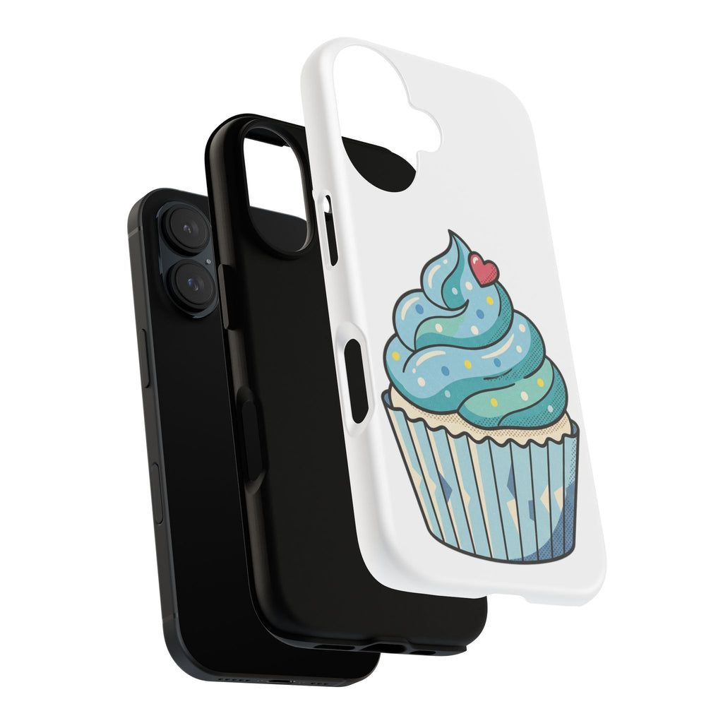 Blue Cupcake Tough Phone Cases