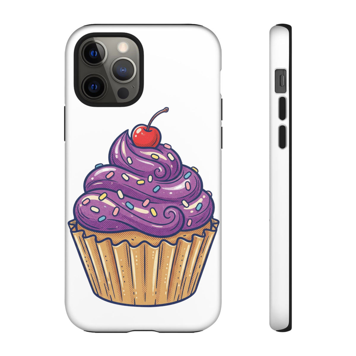 Purple Cupcake Tough Phone Cases