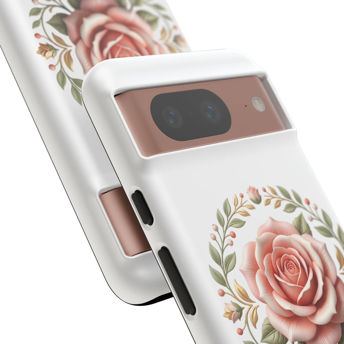 Floral Rose Wreath Tough Phone Case