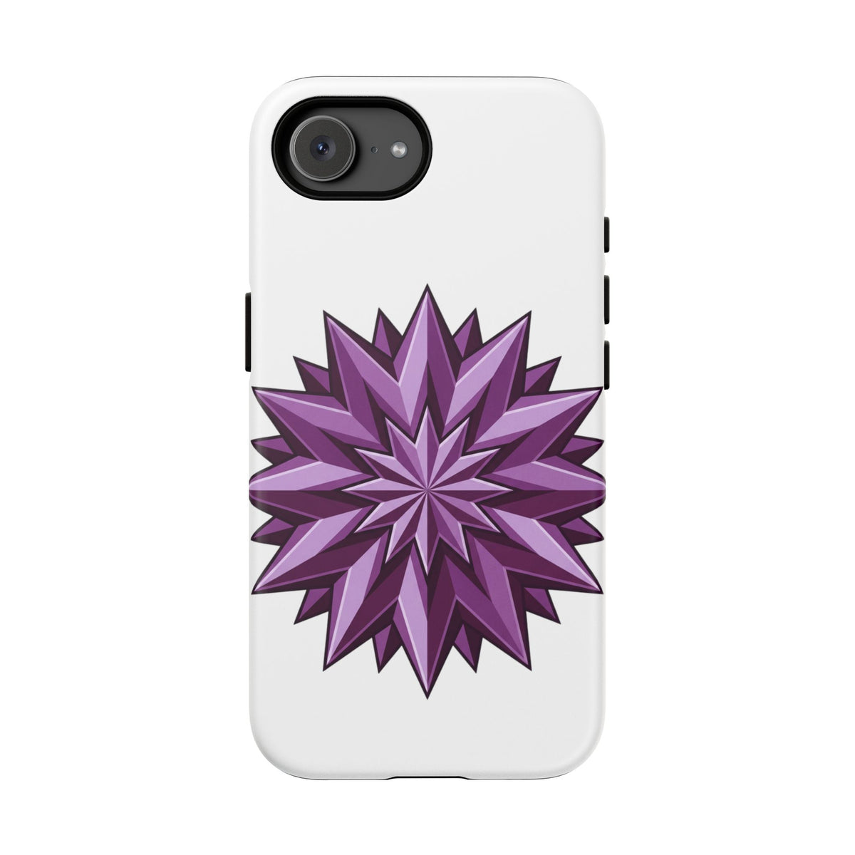 Purple Geometric Star Phone Case