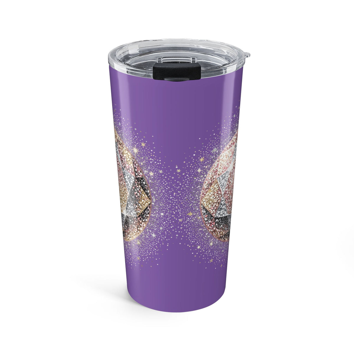 Glittery Light Purple Tumbler 20oz
