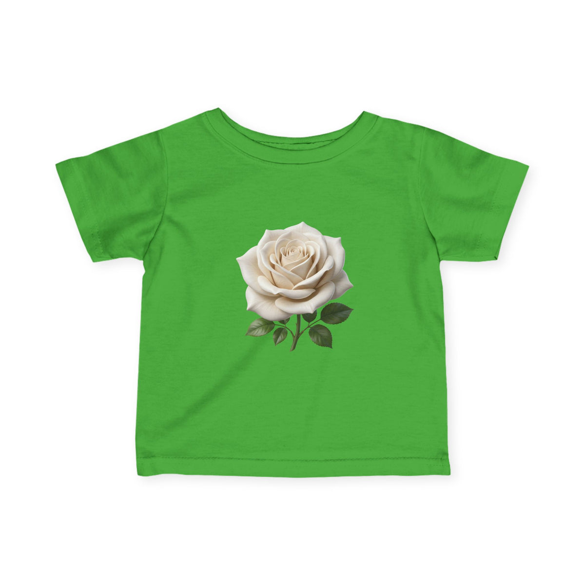 Infant Tee — Vintage Cream Rose Floral Baby Shirt