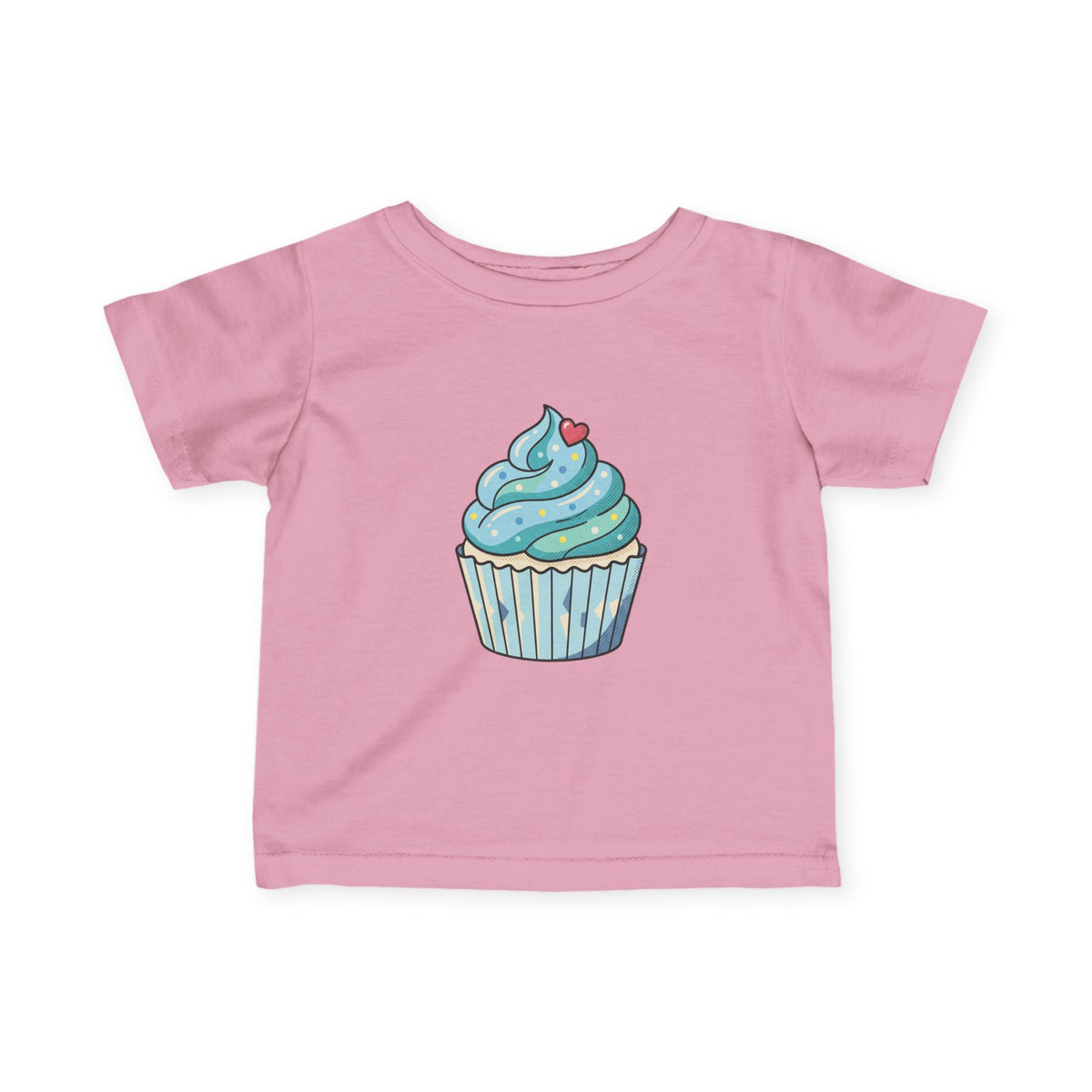 Blue Cupcake Infant Fine Jersey Tee