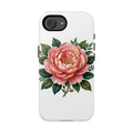 Floral Peony Tough Phone Case — Protective Botanical iPhone Cover