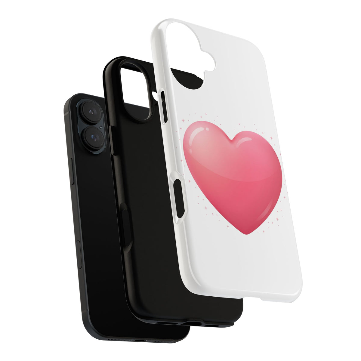 Heart Emoji Tough Case — Cute Pink Heart Phone Case for iPhone & Android