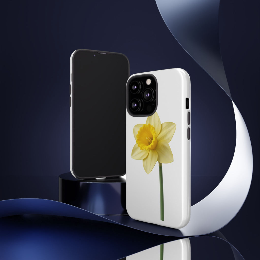 Daffodil Blossom Tough Phone Case — Yellow Spring Floral iPhone Cover