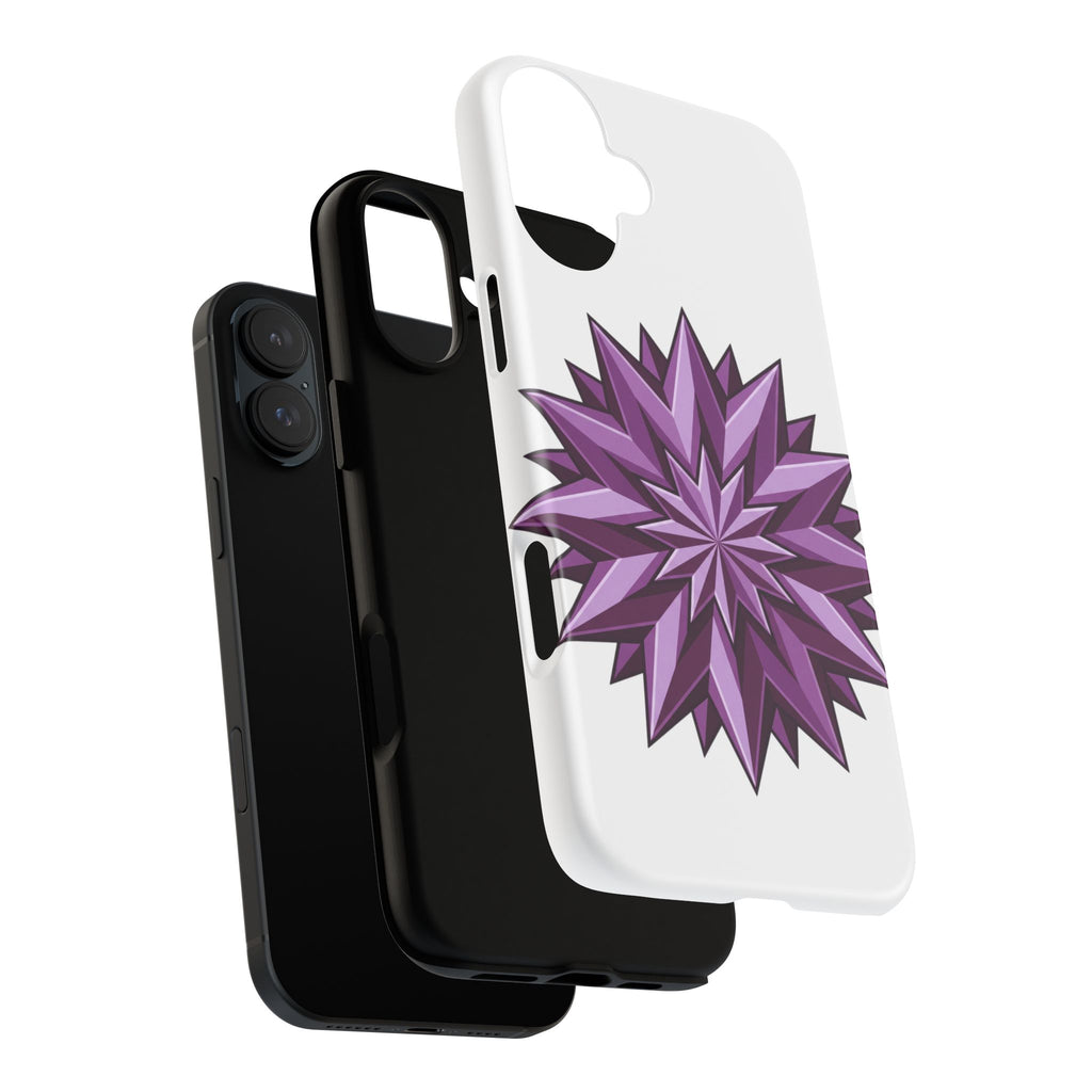 Purple Geometric Star Phone Case