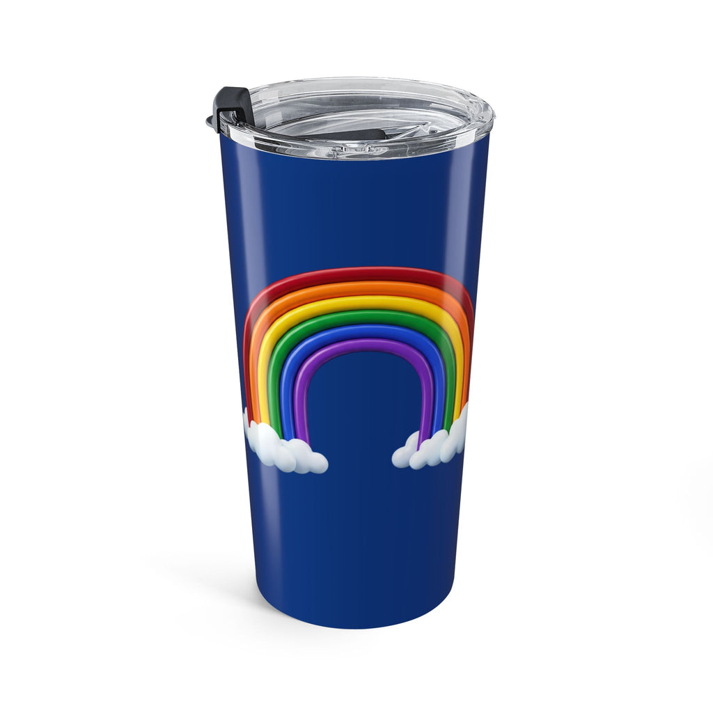 Rainbow Clouds 20oz Tumbler – Colorful Travel Mug for Pride & Everyday Use