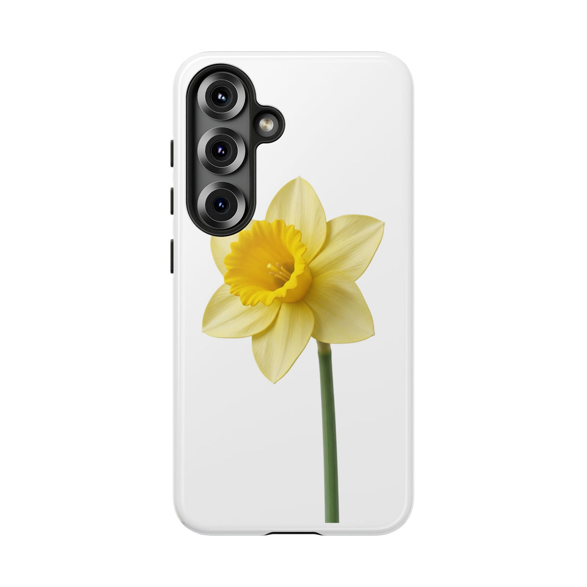 Daffodil Blossom Tough Phone Case — Yellow Spring Floral iPhone Cover