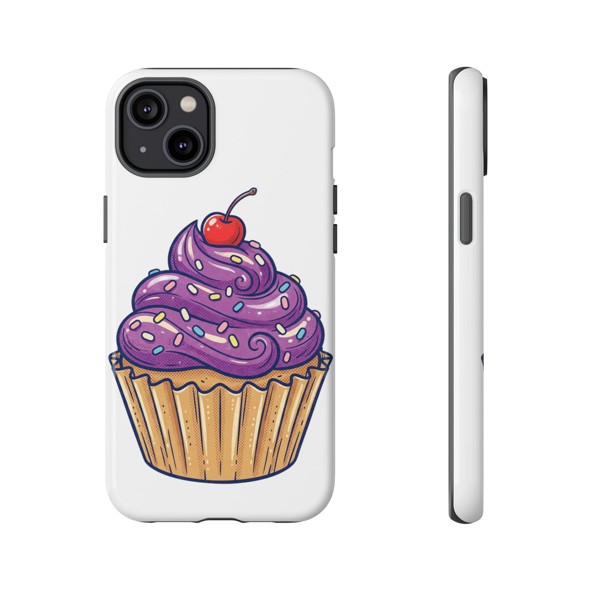 Purple Cupcake Tough Phone Cases