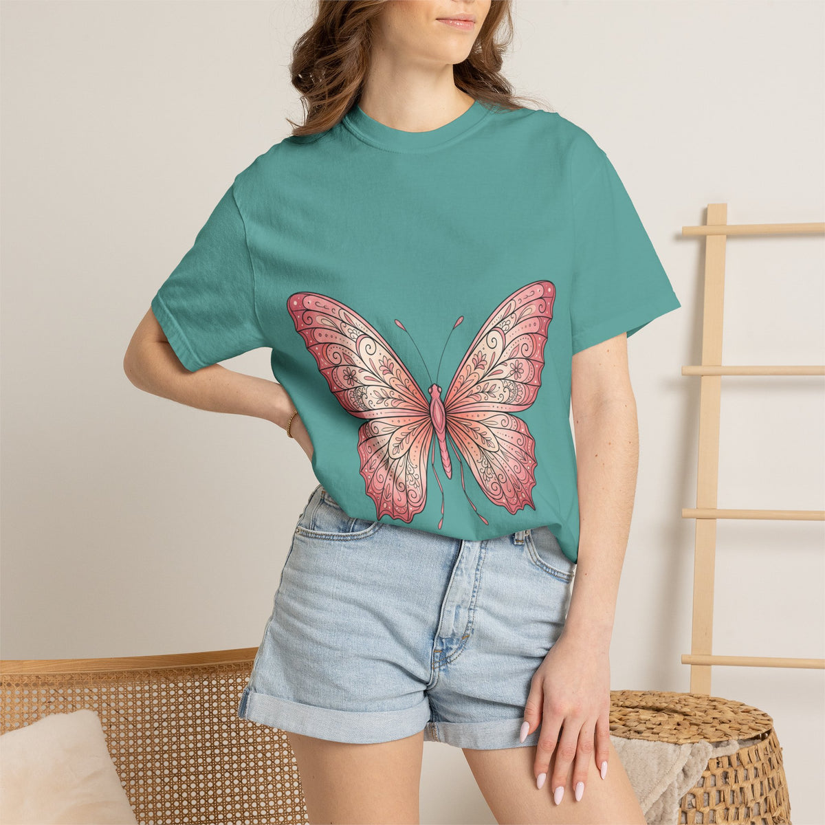 Butterfly Illustration T-Shirt