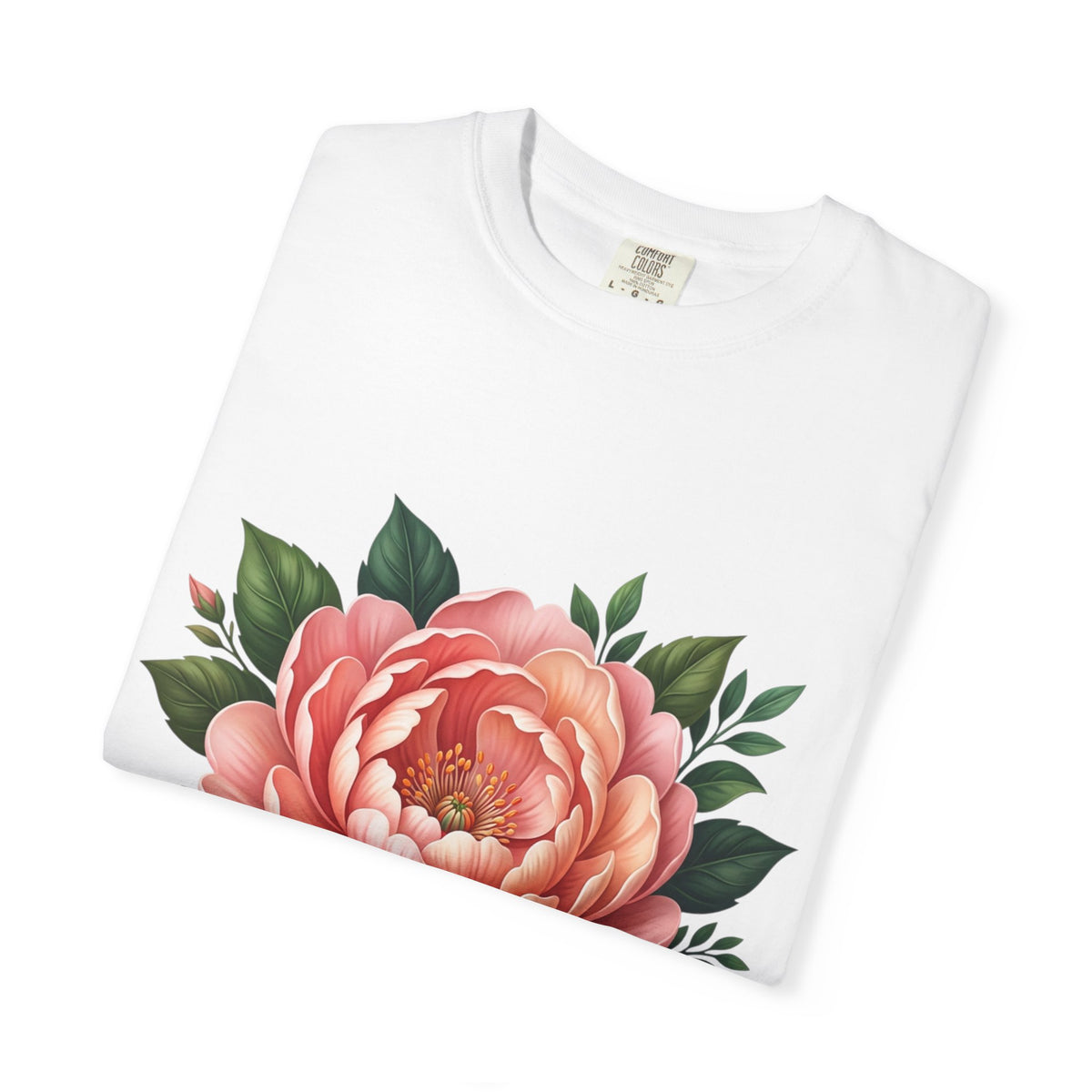 Peony Bloom T-Shirt — Vintage Floral Graphic Tee
