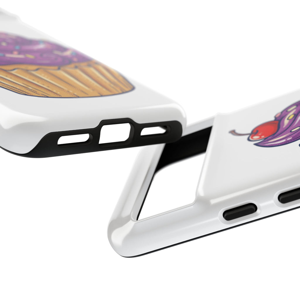 Purple Cupcake Tough Phone Cases