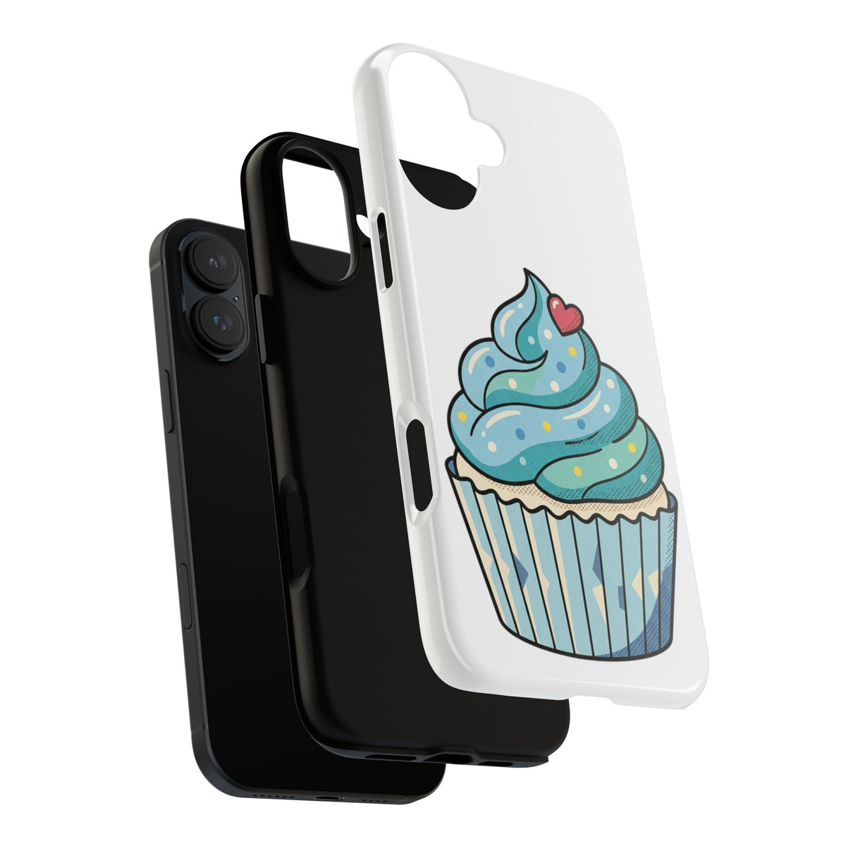 Blue Cupcake Tough Phone Cases