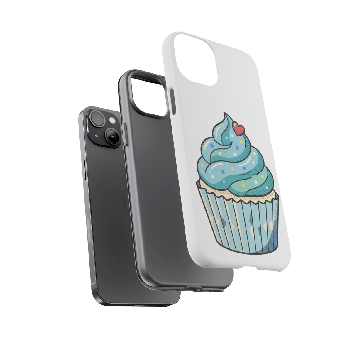 Blue Cupcake Tough Phone Cases