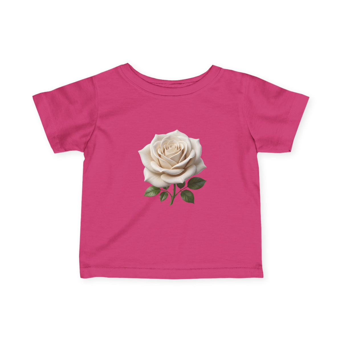 Infant Tee — Vintage Cream Rose Floral Baby Shirt