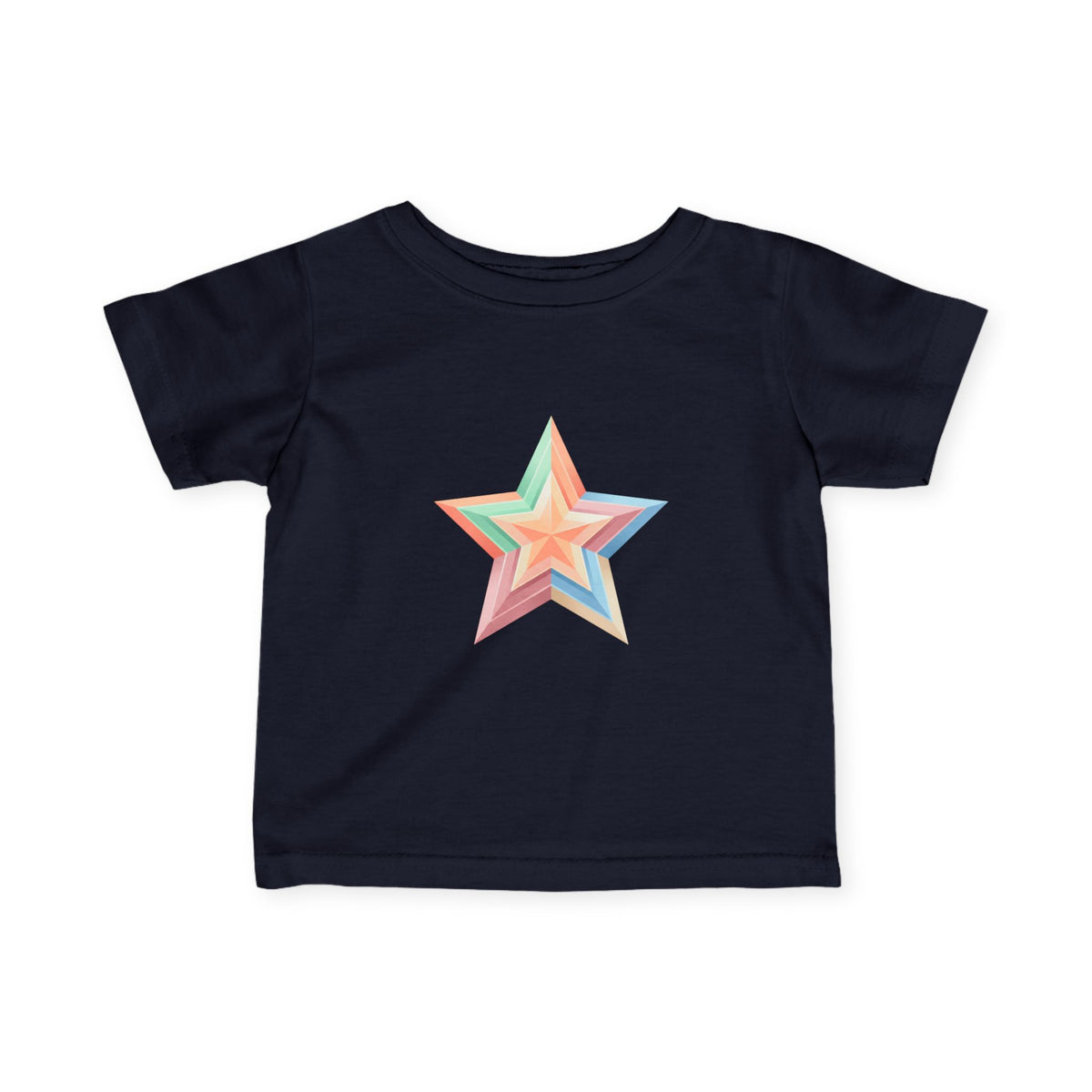 Star Design Infant Fine Jersey Tee