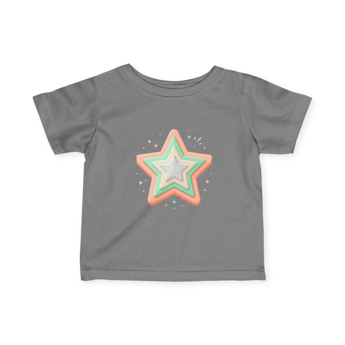 Star Design Infant Fine Jersey Tee