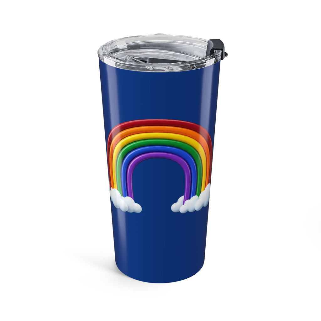 Rainbow Clouds 20oz Tumbler – Colorful Travel Mug for Pride & Everyday Use