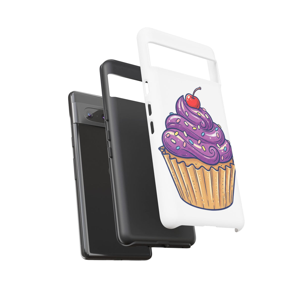 Purple Cupcake Tough Phone Cases