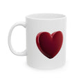 Red Heart Ceramic Mug — Romantic Valentine’s Coffee Cup (11oz, 15oz)