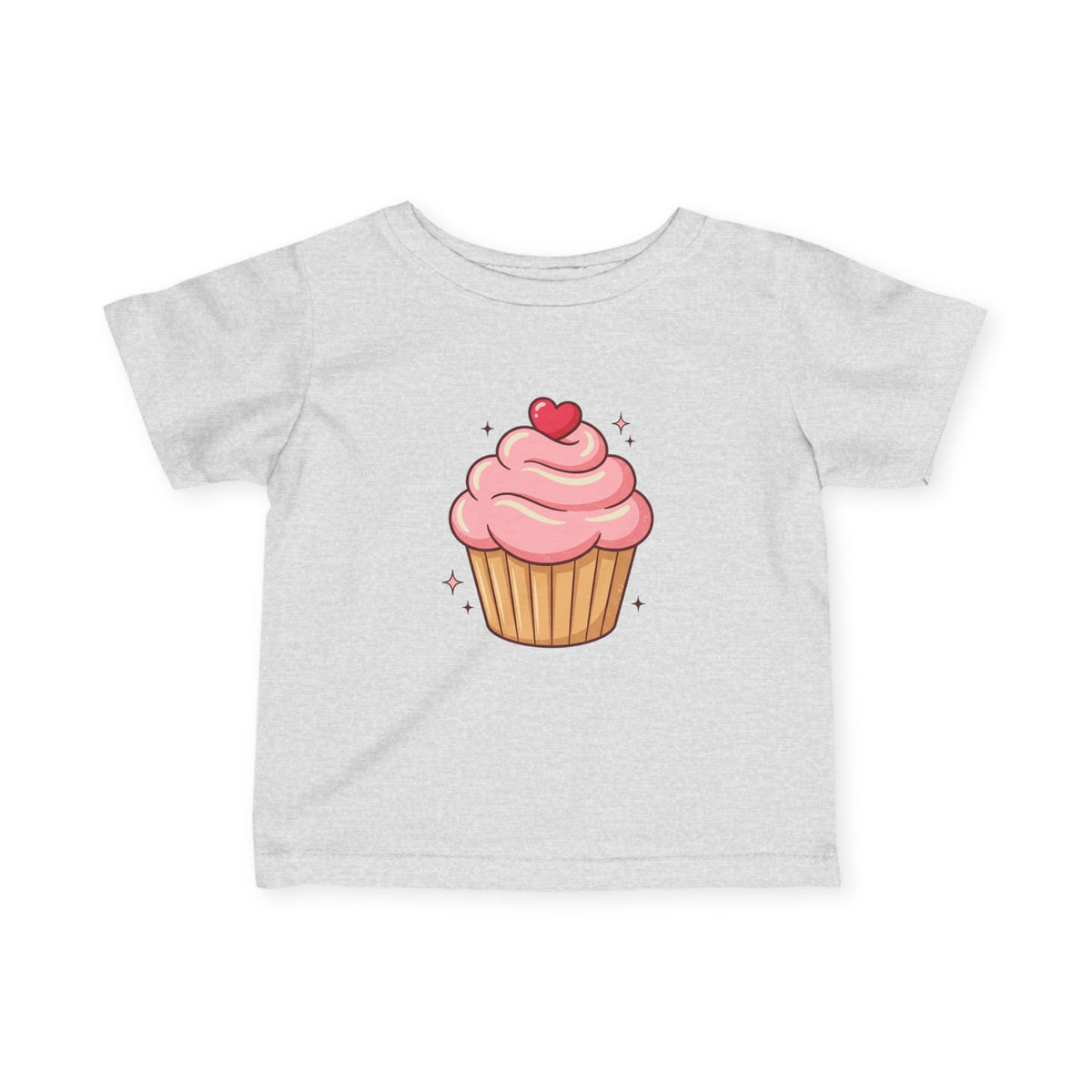 Pink Cupcake Infant Fine Jersey Tee