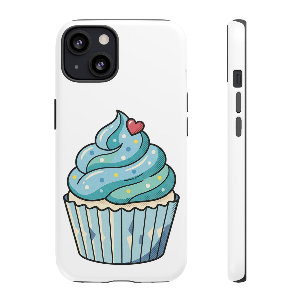 Blue Cupcake Tough Phone Cases