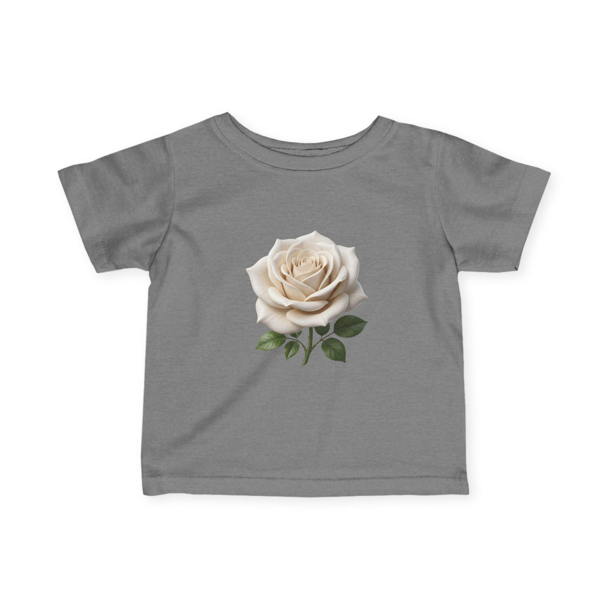 Infant Tee — Vintage Cream Rose Floral Baby Shirt