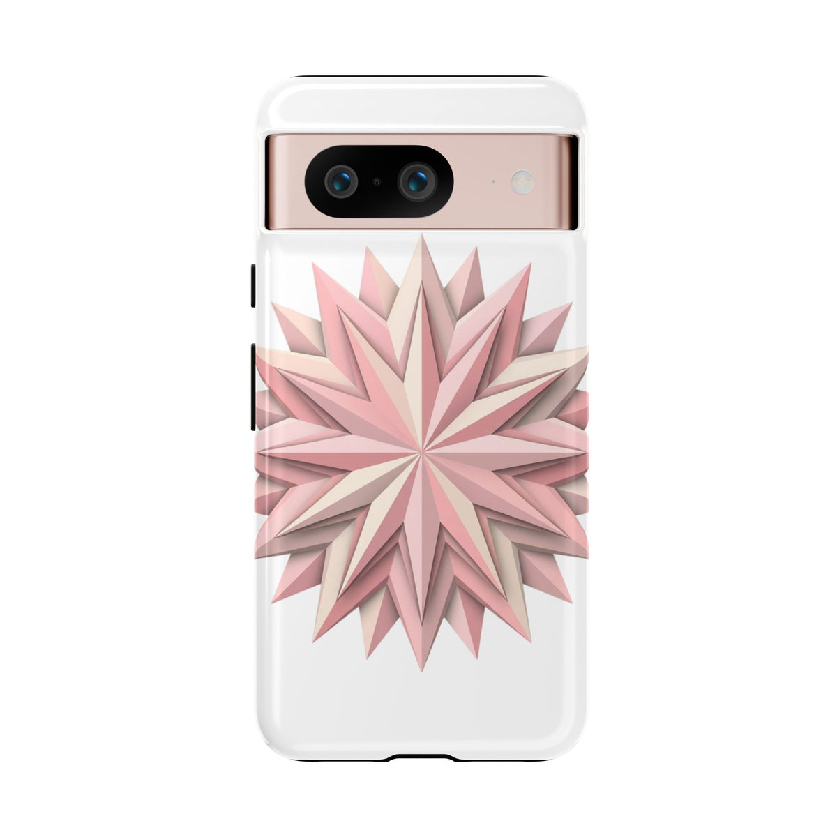 Pink Geometric Star Phone Case — Tough Protective iPhone Cover