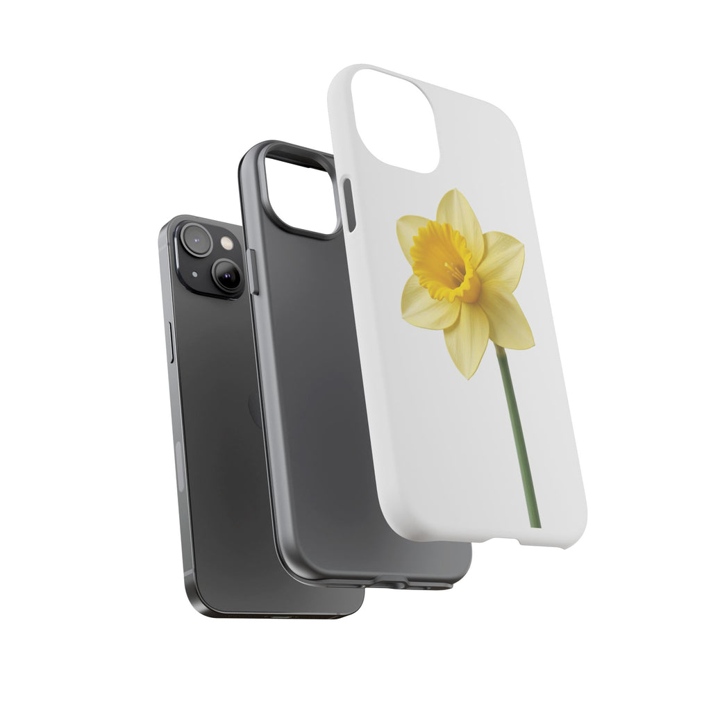 Daffodil Blossom Tough Phone Case — Yellow Spring Floral iPhone Cover