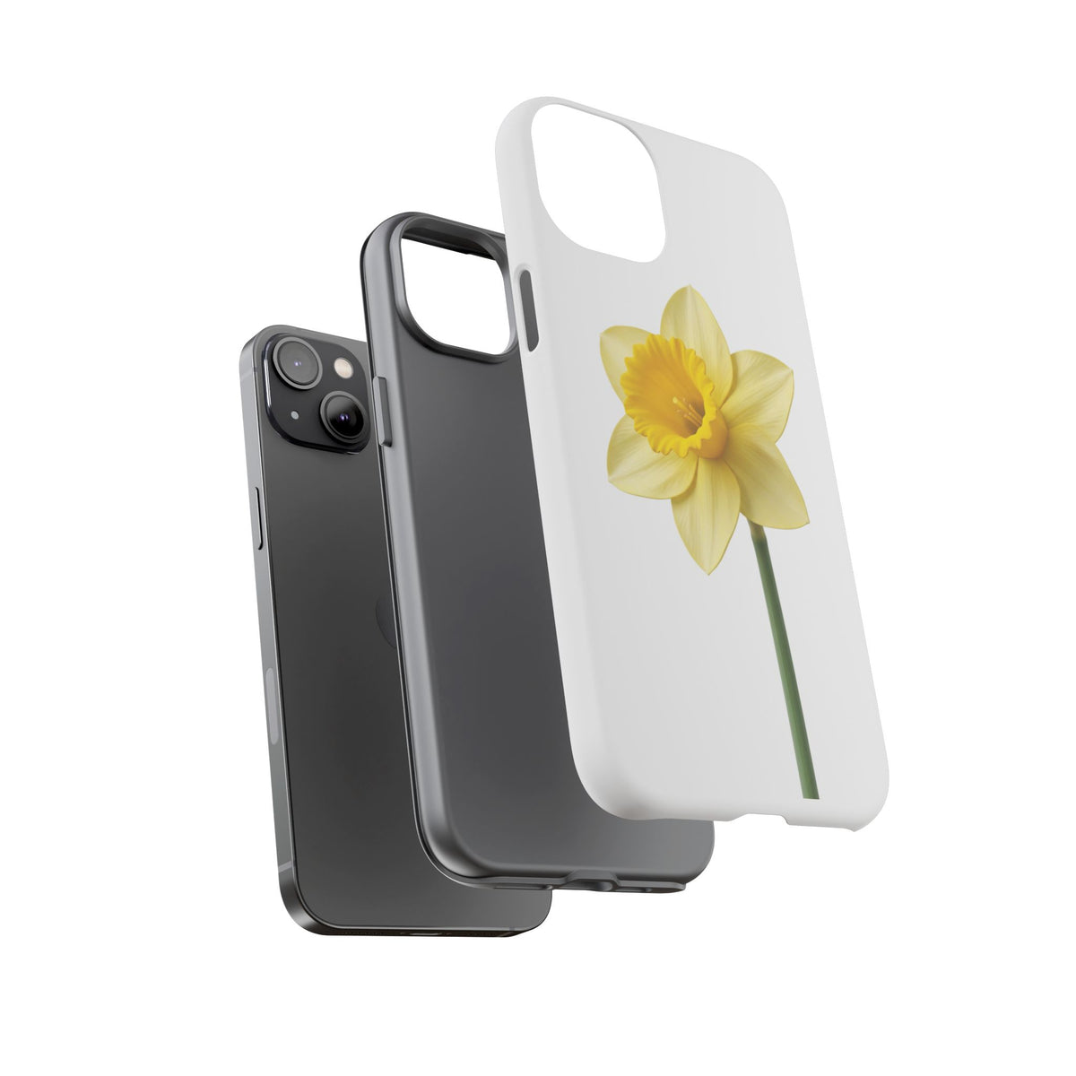 Daffodil Blossom Tough Phone Case — Yellow Spring Floral iPhone Cover