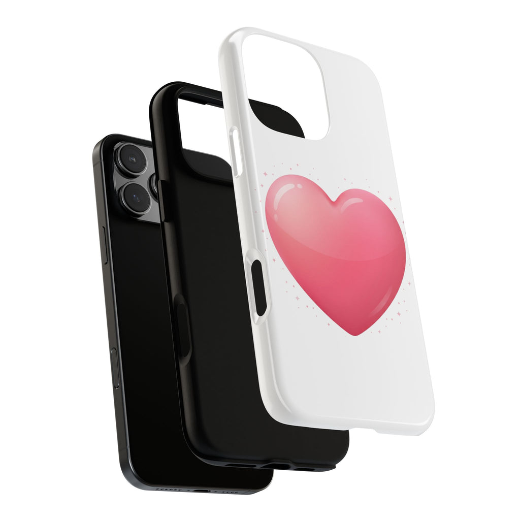 Heart Emoji Tough Case — Cute Pink Heart Phone Case for iPhone & Android