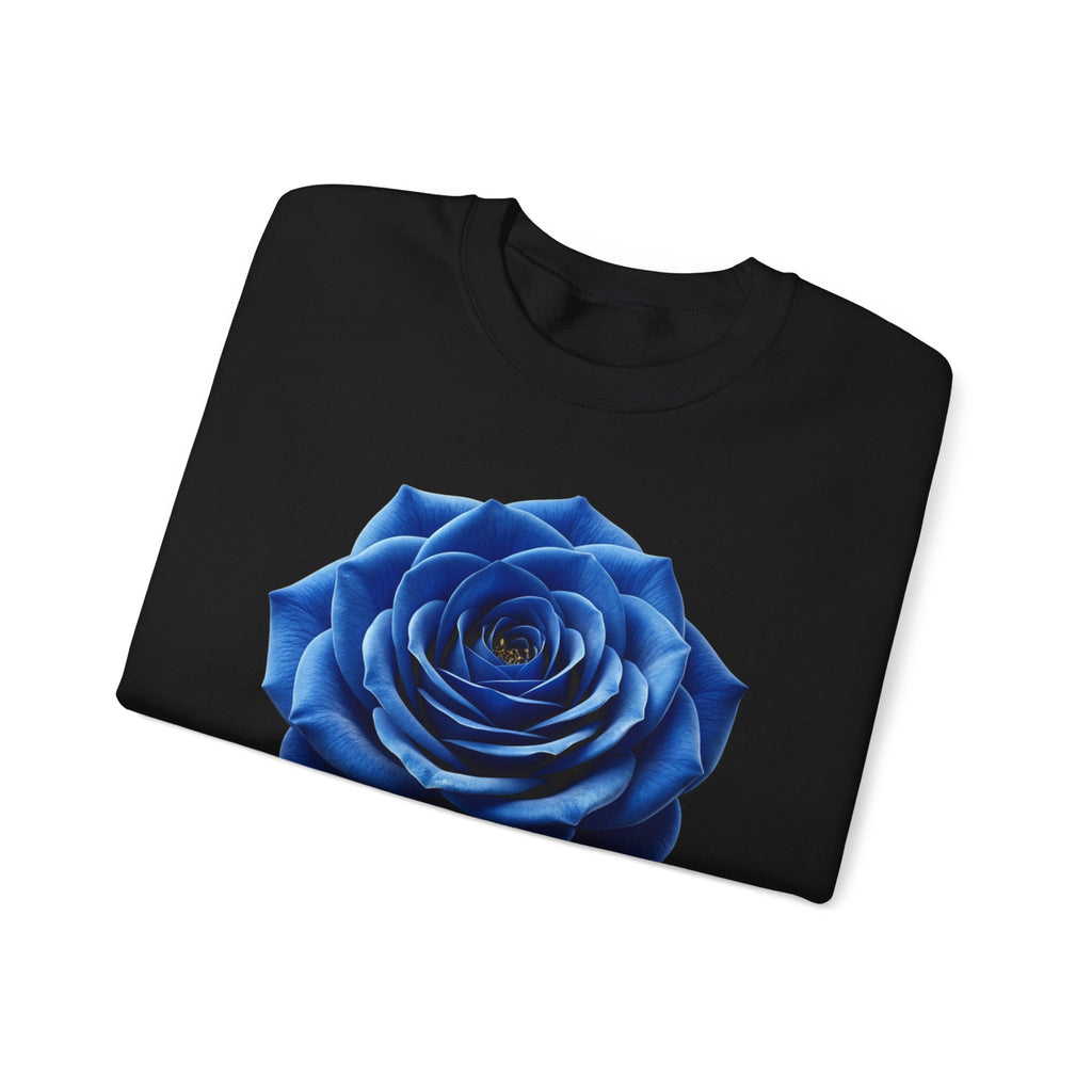 Blue Rose Crewneck Sweatshirt