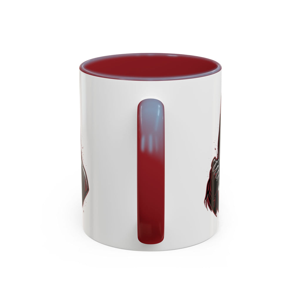 Scream Mask Accent Coffee Mug — Horror Killer Design (11/15oz)