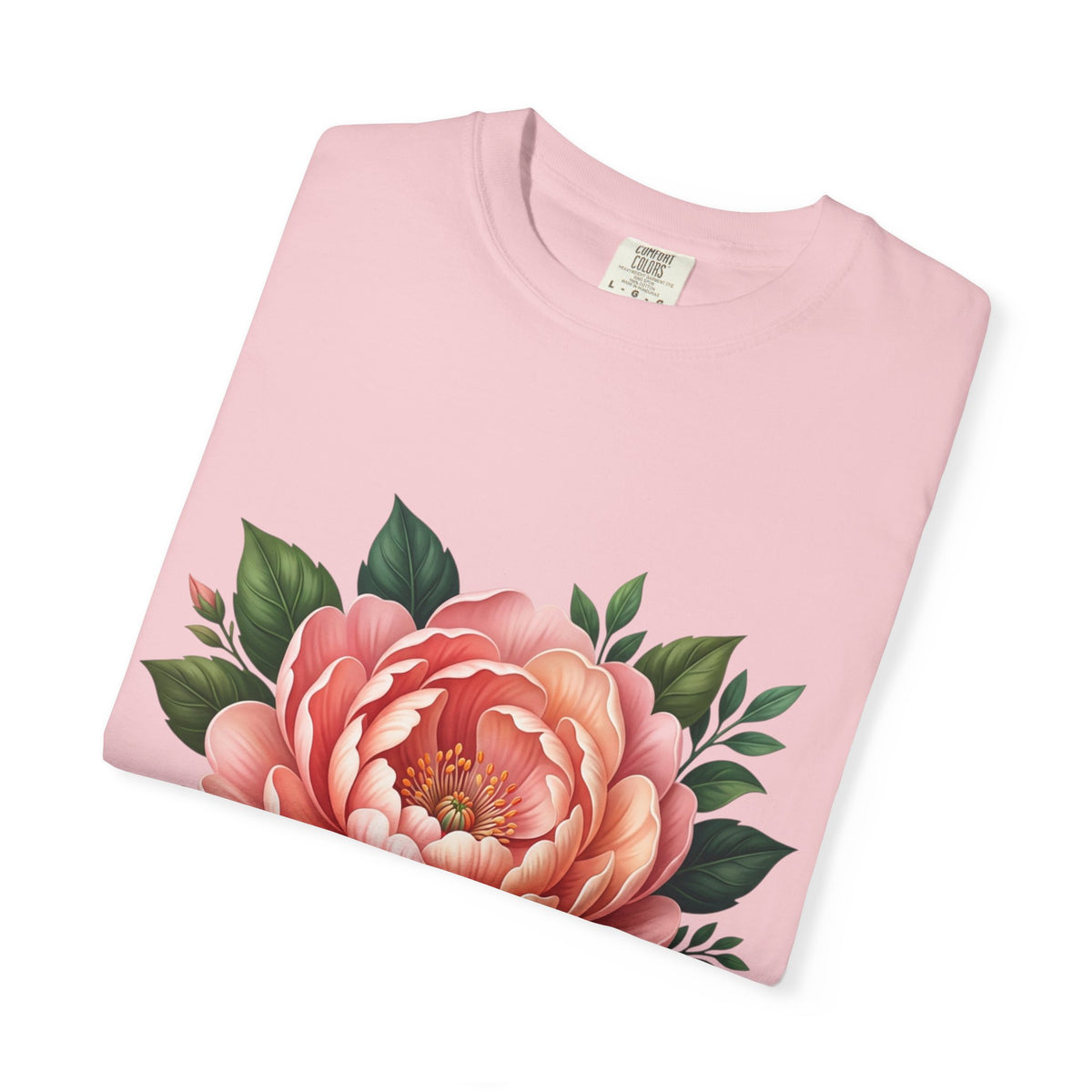 Peony Bloom T-Shirt — Vintage Floral Graphic Tee