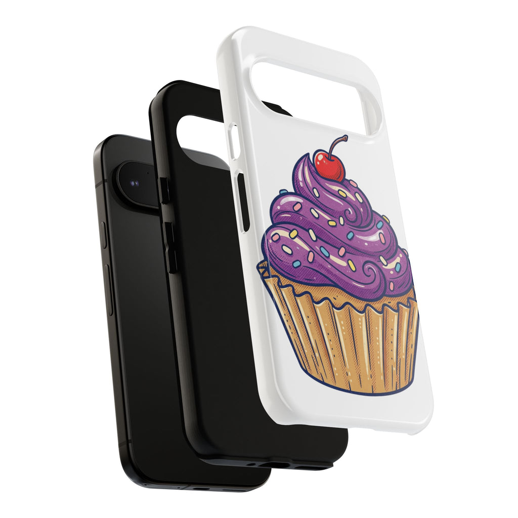 Purple Cupcake Tough Phone Cases