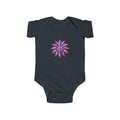 Purple Geometric Star Baby Bodysuit