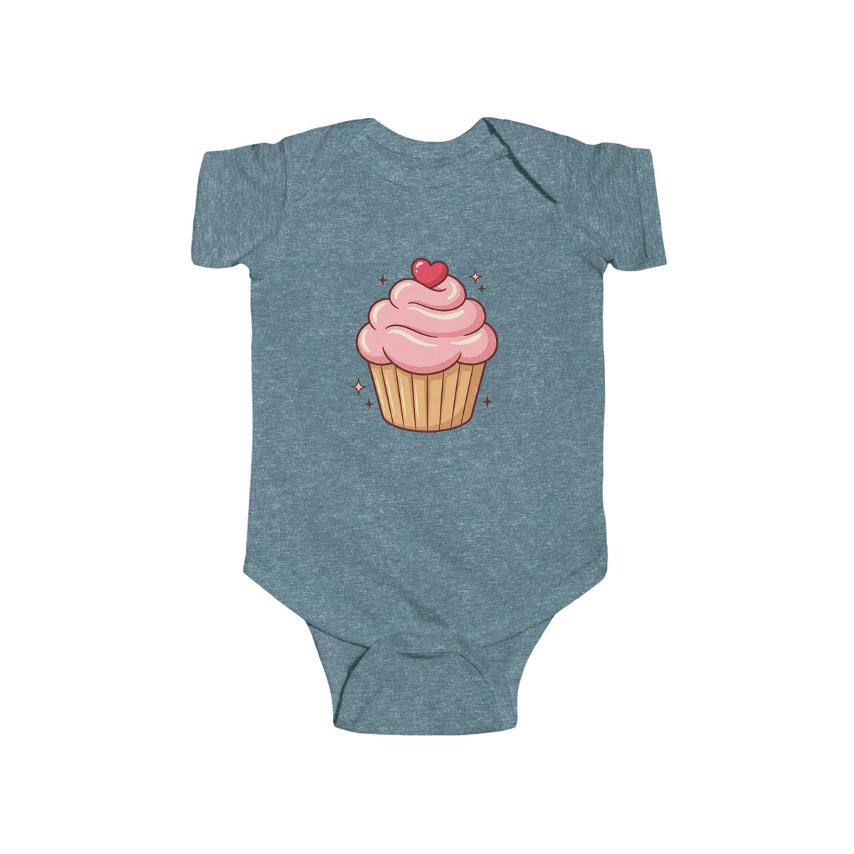 Pink Cupcake Infant Fine Jersey Bodysuit