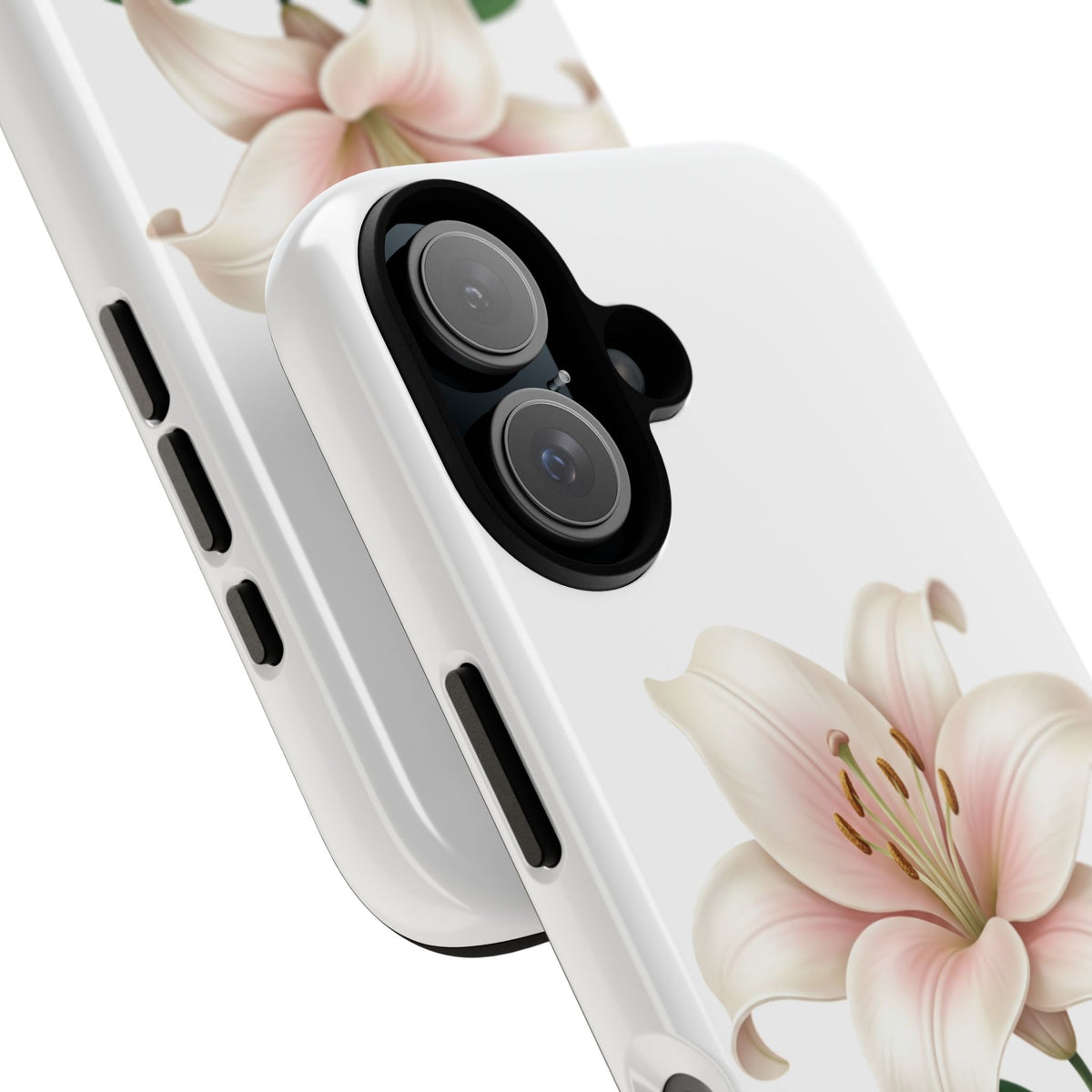 Floral Lily Phone Case — Pink Lily Tough Protective Cover