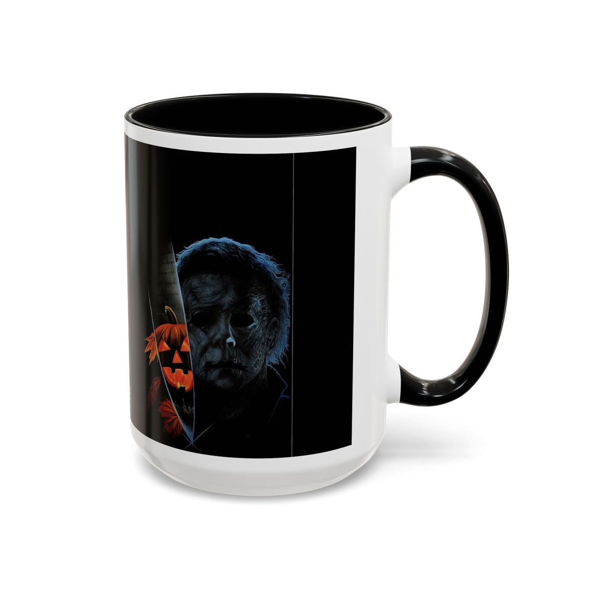Michael Myers Halloween Coffee Mug — Horror Pumpkin Accent Mug (11/15oz)