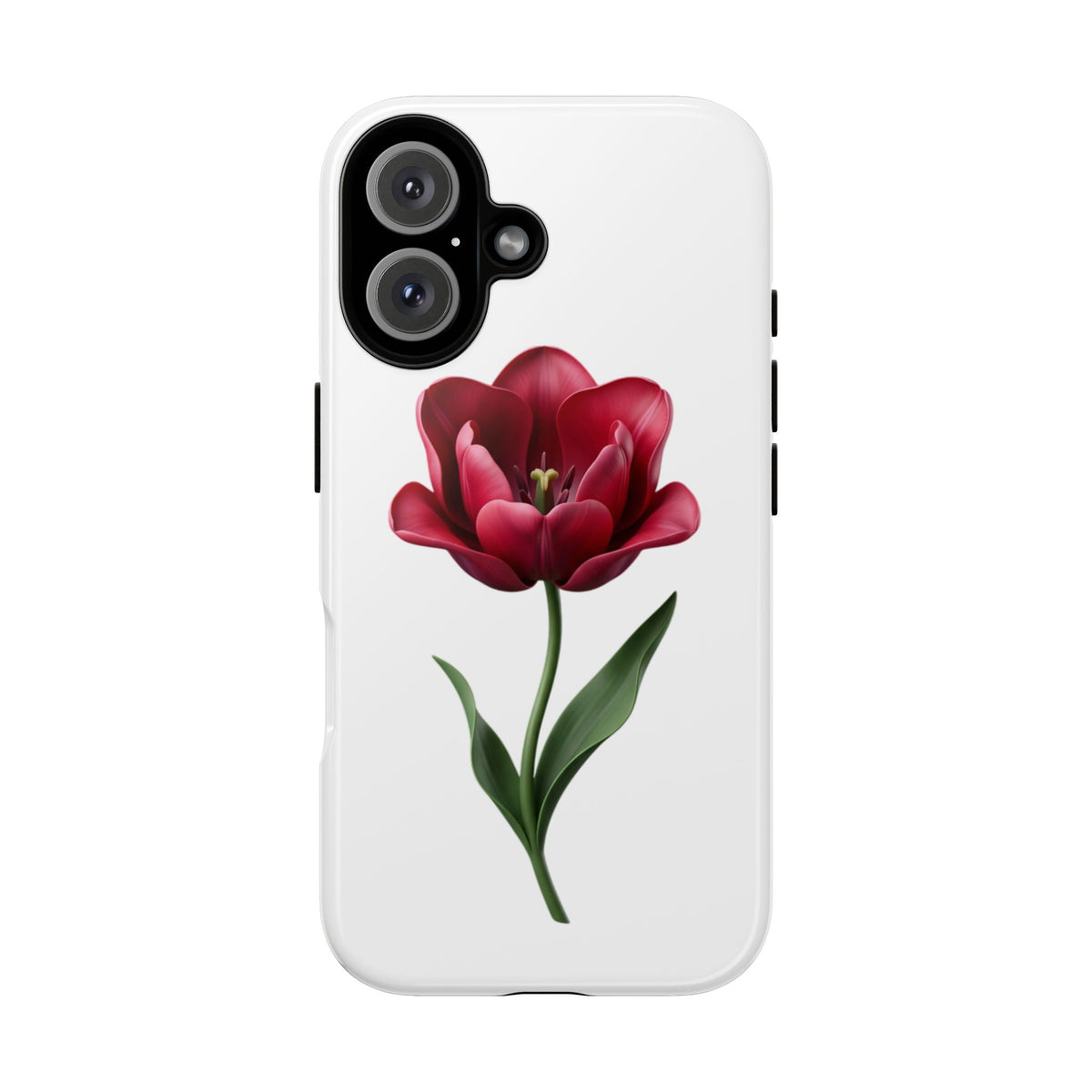 Tulip Floral Tough Phone Case – Protective Blossom iPhone Cover