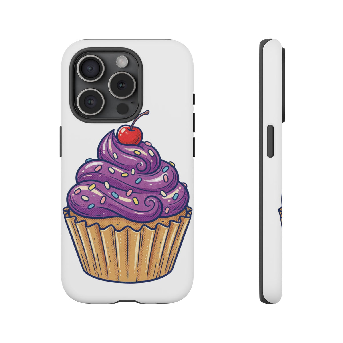 Purple Cupcake Tough Phone Cases